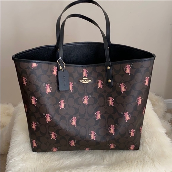 COACH Mouse Party reversible tote bag - Picture 4 of 11